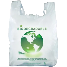 Bolsas con leyenda Biodegradable o Compostables
